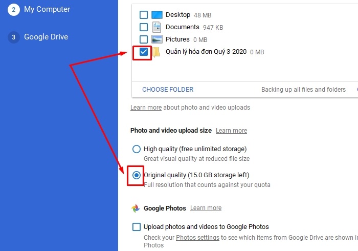 Quản lý hóa đơn điện tử với google drive