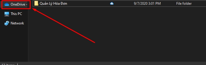 Quản lý hóa đơn điện tử với onedrive