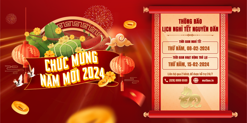 [Thông báo] Lịch Nghỉ Tết Âm lịch 2024 - Xuân Giáp Thìn