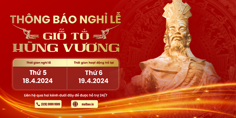 [Thông báo] Lịch Nghỉ Lễ Giỗ Tổ Hùng Vương 2024
