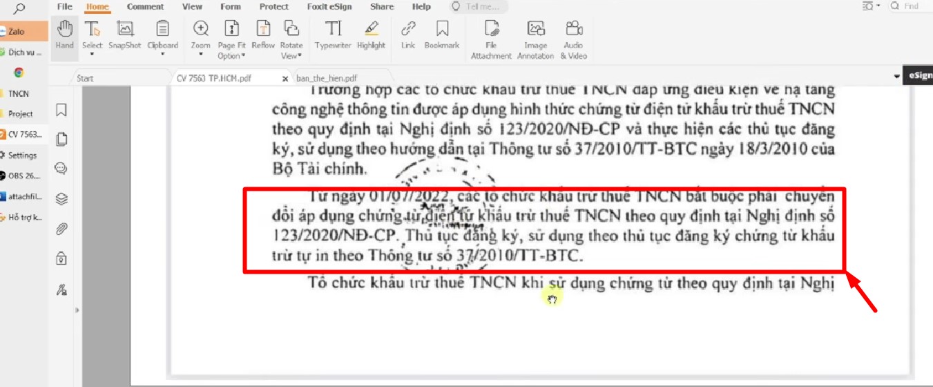 Quy định về sử dụng chứng từ khấu trừ thuế tncn điện tử