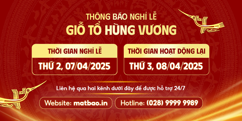 [Thông báo] Lịch nghỉ lễ Giỗ Tổ Hùng Vương 2025