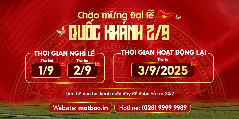 [Thông báo] Lịch nghỉ lễ Quốc Khánh năm 2025